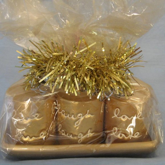 *RARE* Sandra Magsamen Decorative Holiday Candle Set - Picture 2 of 6